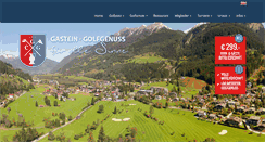 Desktop Screenshot of golfclub-gastein.com